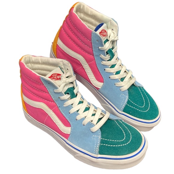 Vans Shoes - Vans Sk8-Hi Multicolored Hi Tops